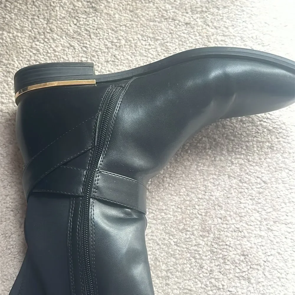 Liz Claiborne Womens Jepson Stacked Heel Over the Knee Boots!